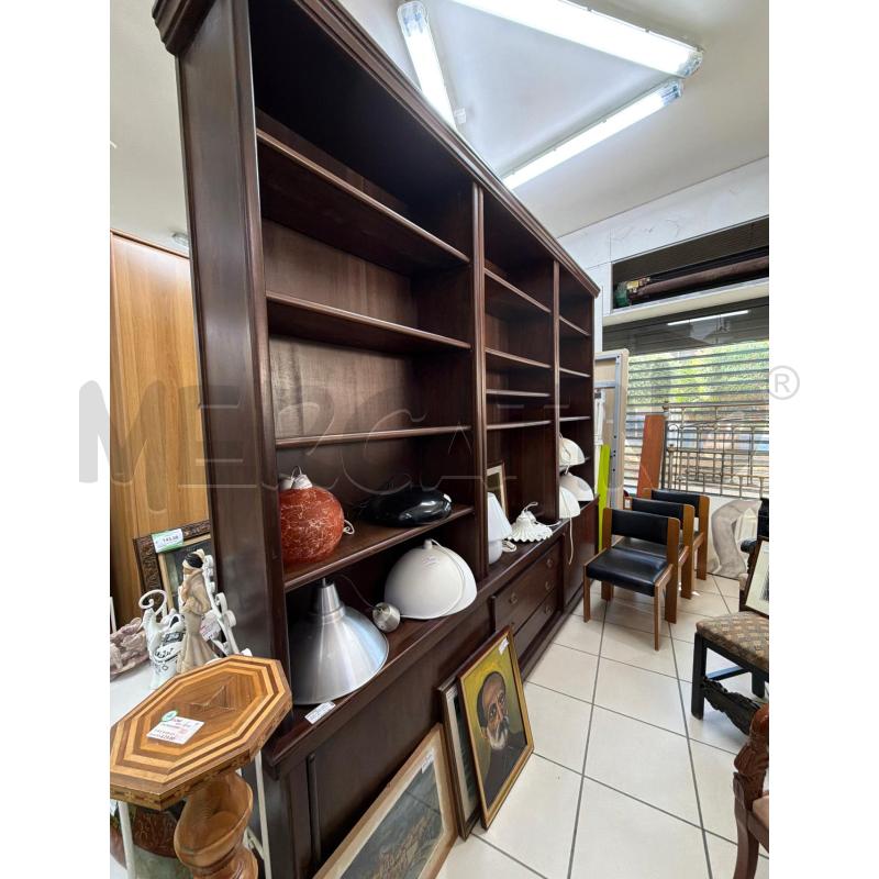 LIBRERIA LEGNO CON CASSETTI | Mercatino dell'Usato Trapani via libica 1