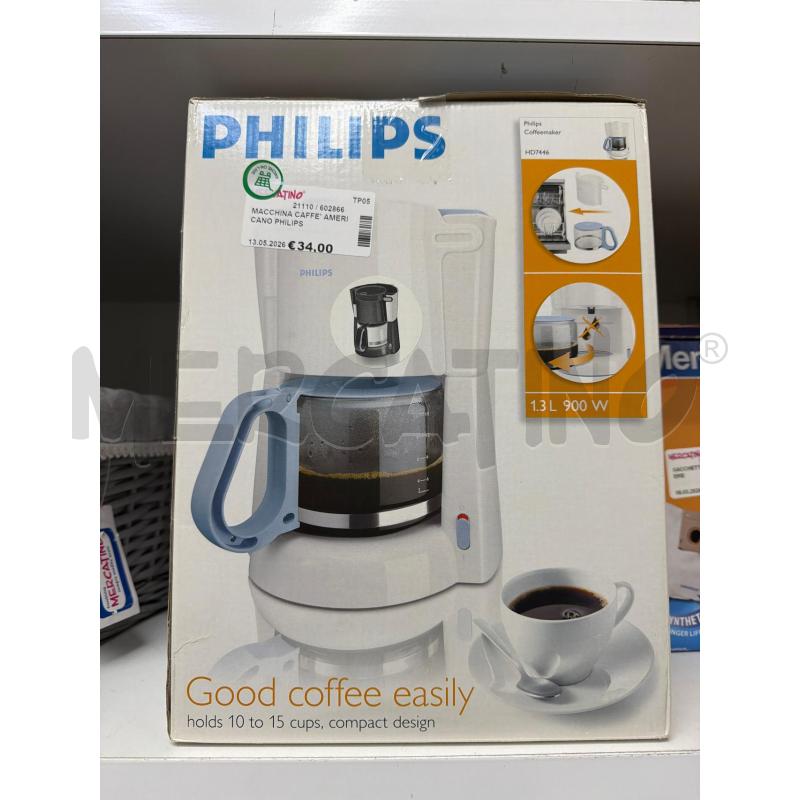 MACCHINA CAFFE' AMERICANO PHILIPS | Mercatino dell'Usato Trapani via libica 1