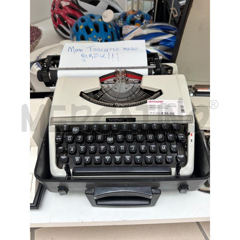 MACCHINA DA SCRIVERE BROTHER PANNA | Mercatino dell'Usato Trapani via libica 1