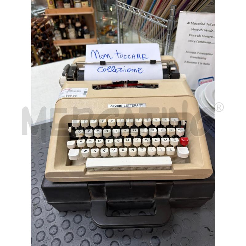 MACCHINA DA SCRIVERE OLIVETTI 35 | Mercatino dell'Usato Trapani via libica 1
