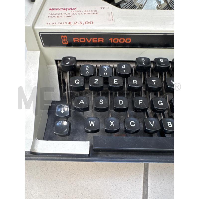 MACCHINA DA SCRIVERE ROVER 1000 | Mercatino dell'Usato Trapani via libica 2