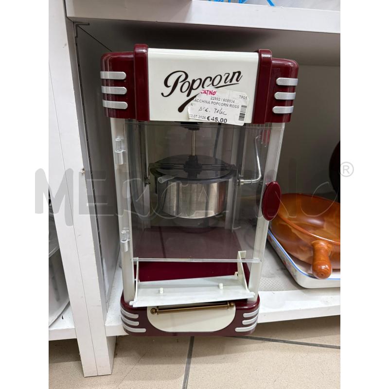 MACCHINA POPCORN ROSSA  | Mercatino dell'Usato Trapani via libica 1