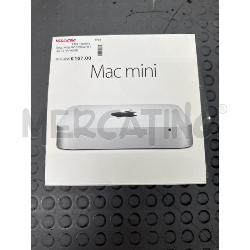MAC MINI MODIFICATO 1.25 TERA MSSD | Mercatino dell'Usato Trapani via libica 1