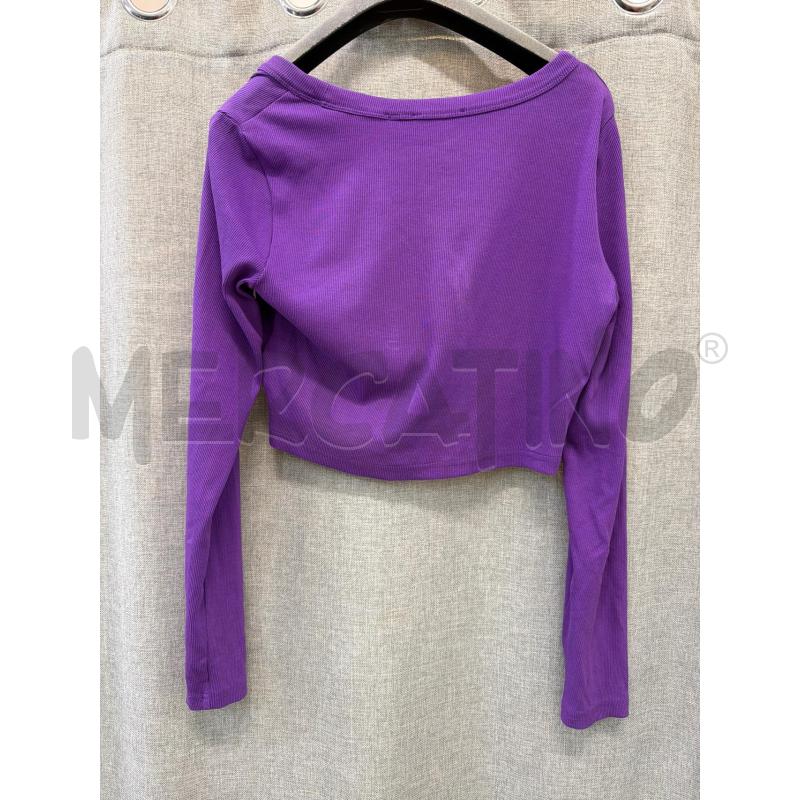 MAGLIA DONNA CALVIN KLEIN VIOLA | Mercatino dell'Usato Trapani via libica 3