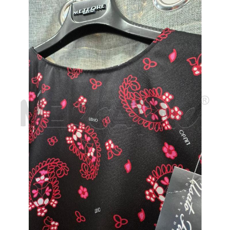 MAGLIA DONNA LIU JO NERA GHIRIGORI ROSSI  | Mercatino dell'Usato Trapani via libica 2