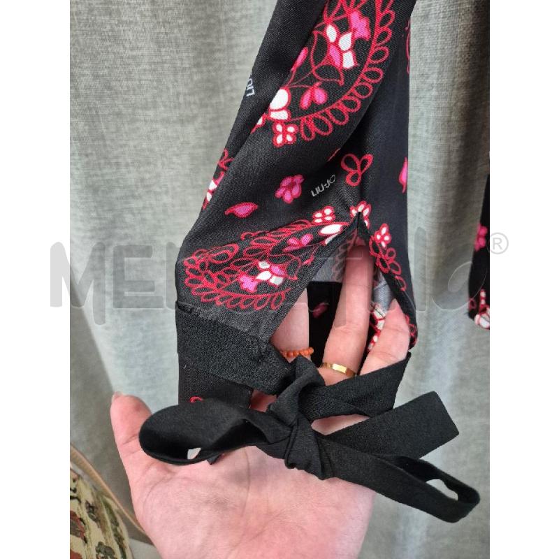 MAGLIA DONNA LIU JO NERA GHIRIGORI ROSSI  | Mercatino dell'Usato Trapani via libica 3