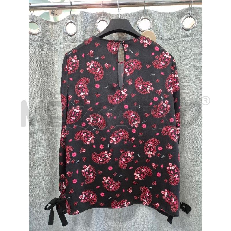 MAGLIA DONNA LIU JO NERA GHIRIGORI ROSSI  | Mercatino dell'Usato Trapani via libica 4