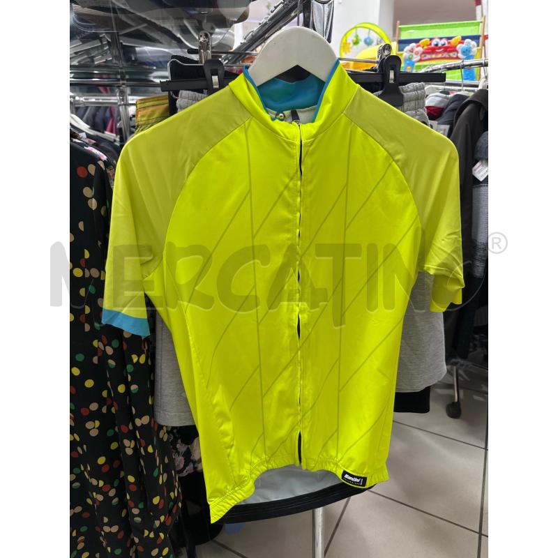 MAGLIA UOMO PER BICI SANTINI GIALLA | Mercatino dell'Usato Trapani via libica 1