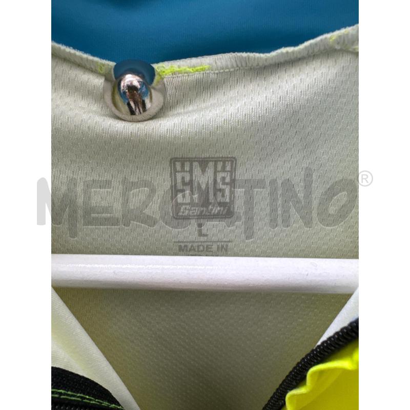 MAGLIA UOMO PER BICI SANTINI GIALLA | Mercatino dell'Usato Trapani via libica 3
