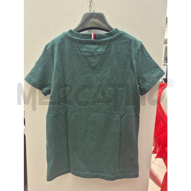 MAGLIETTA BAMBINO TOMMY VERDE BOSCO  | Mercatino dell'Usato Trapani via libica 4