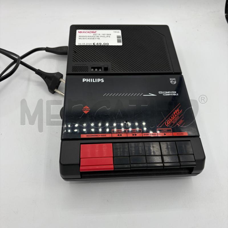 MANGIANASTRI PHILIPS MUSICASSETTE | Mercatino dell'Usato Trapani via libica 1