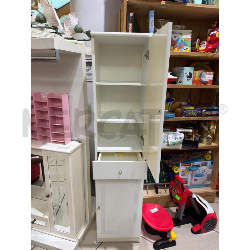 MOBILETTO BAGNO BIANCO  2 SPORTELLI + CASSETTO  | Mercatino dell'Usato Trapani via libica 2