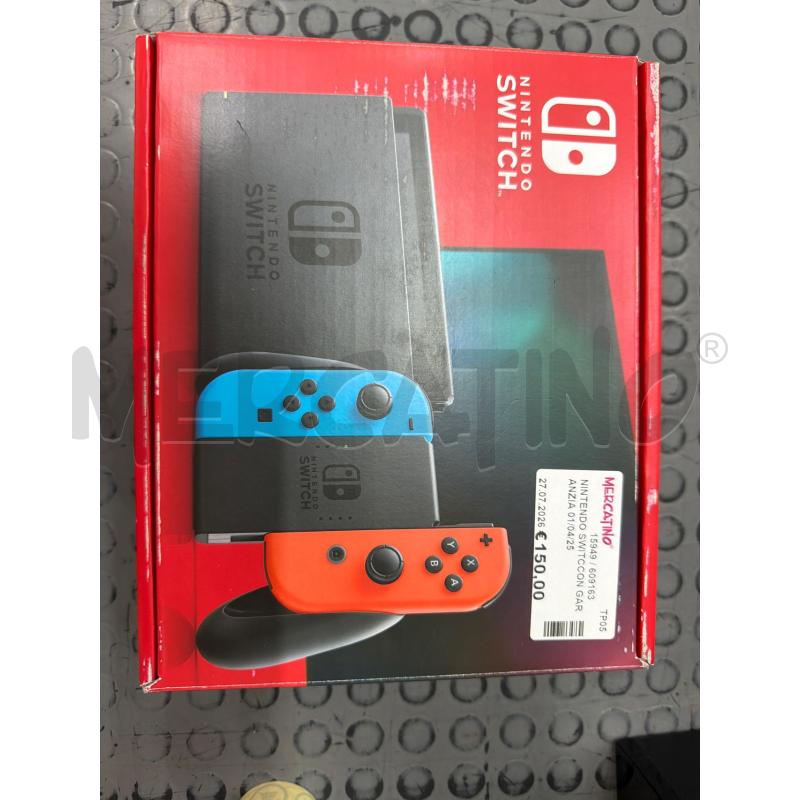 NINTENDO SWITCCON GARANZIA 01/04/25 | Mercatino dell'Usato Trapani via libica 1