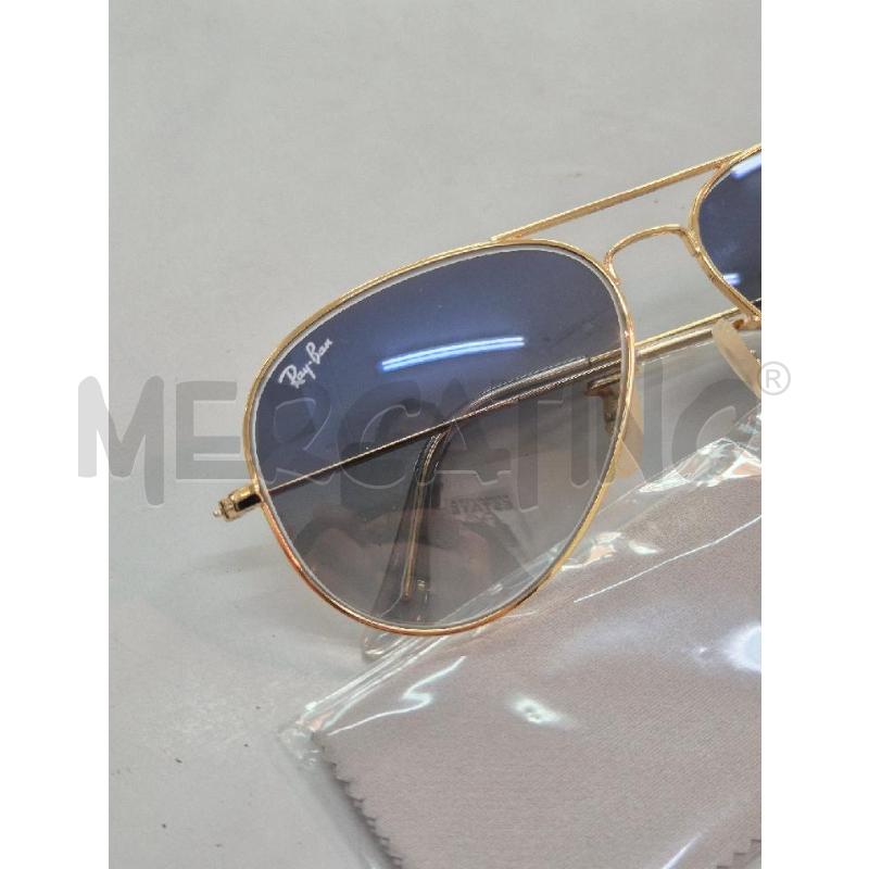OCCHIALI UOMO RAY BAN A GOCCIA DORATI  | Mercatino dell'Usato Trapani via libica 2