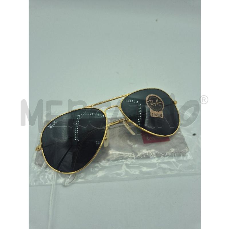 OCCHIALI UOMO RAY BAN  GOCCIA VETRI SCURI | Mercatino dell'Usato Trapani via libica 1