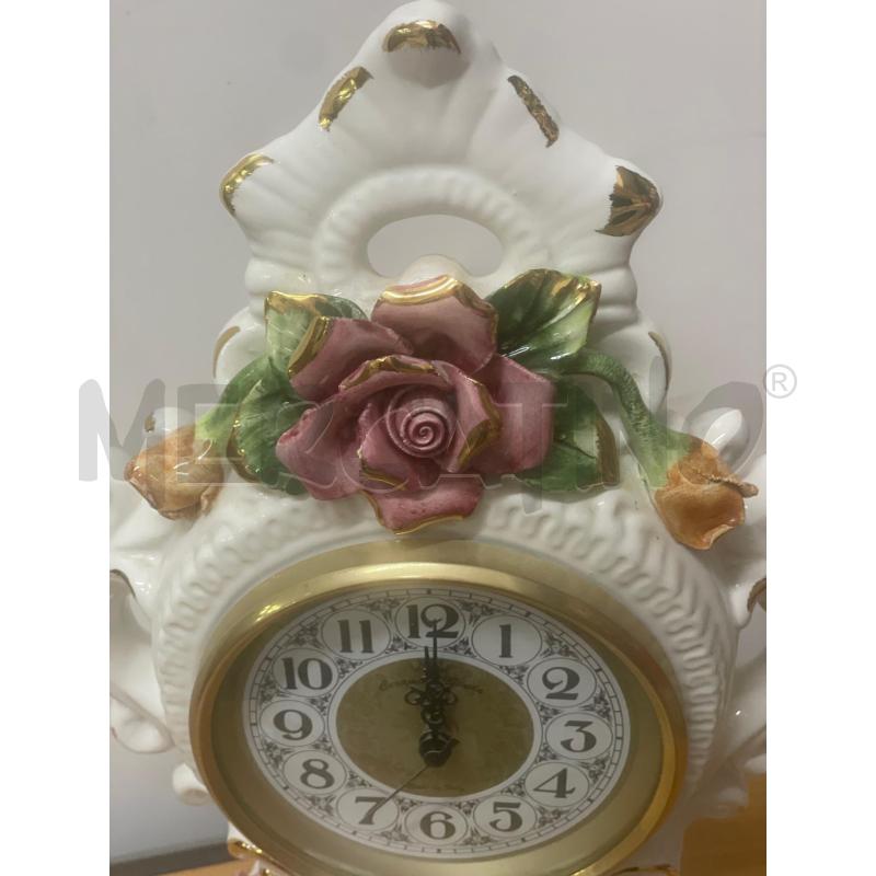 OROLOGIO CAPOPDIMONTE RILIEVO ROSE | Mercatino dell'Usato Trapani via libica 2