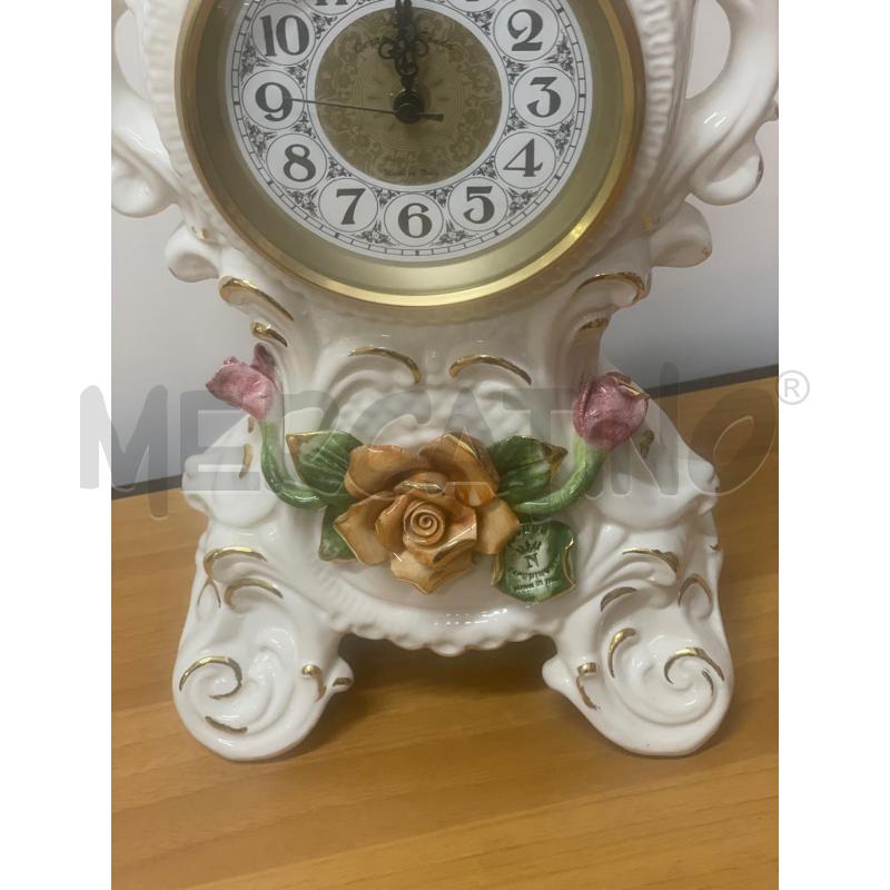 OROLOGIO CAPOPDIMONTE RILIEVO ROSE | Mercatino dell'Usato Trapani via libica 3