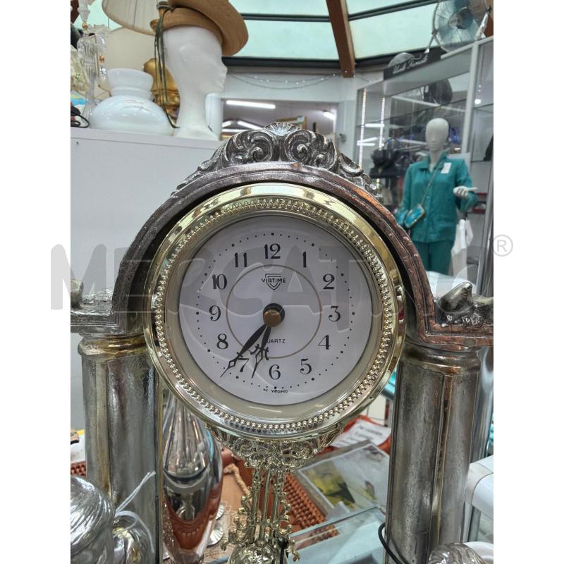 OROLOGIO DA APPOGGIO DONNA ARGENTATO | Mercatino dell'Usato Trapani via libica 3