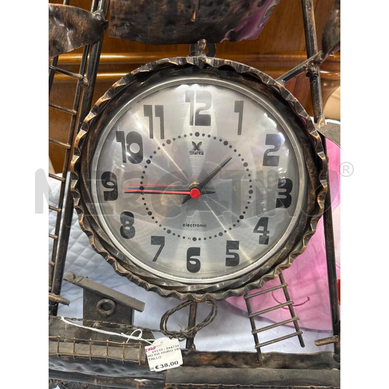 OROLOGIO DA MURO VELIERO METALLO | Mercatino dell'Usato Trapani via libica 2