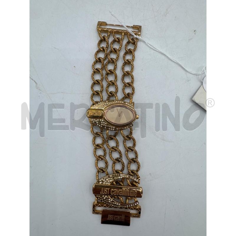 OROLOGIO DA POLSO CAVALLI DORATO CON CATENE  | Mercatino dell'Usato Trapani via libica 1