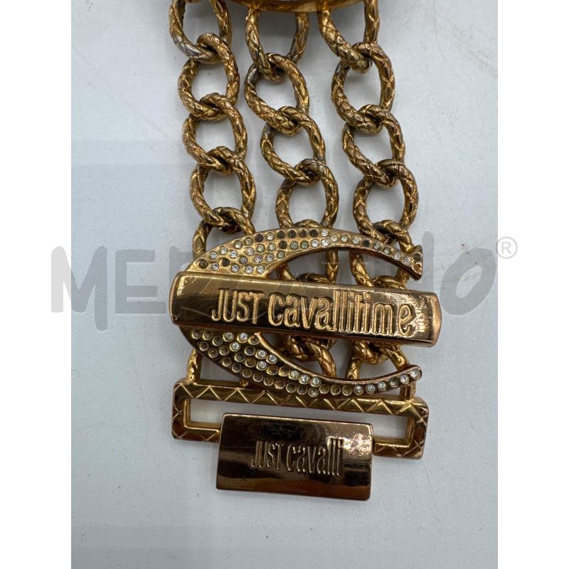 OROLOGIO DA POLSO CAVALLI DORATO CON CATENE  | Mercatino dell'Usato Trapani via libica 2