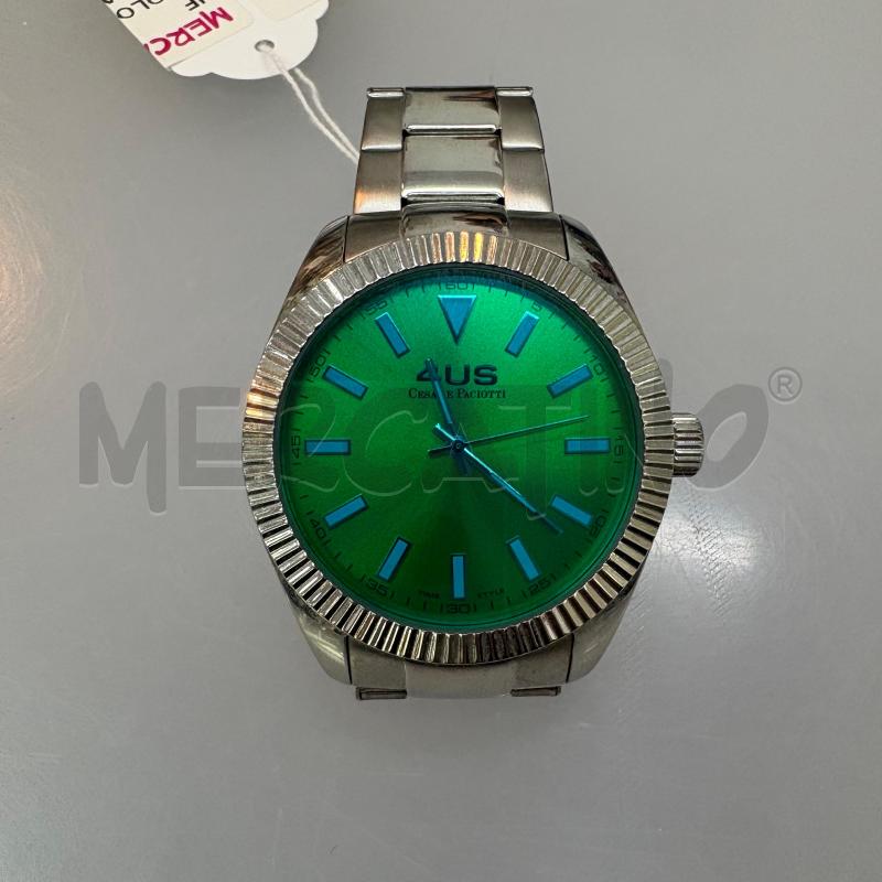 OROLOGIO DA POLSO CESARE PACIOTTI ARG. QUADRANTE VERDE  | Mercatino dell'Usato Trapani via libica 3