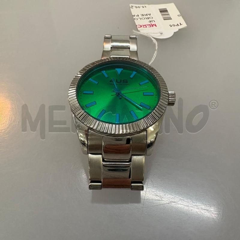 OROLOGIO DA POLSO CESARE PACIOTTI ARG. QUADRANTE VERDE  | Mercatino dell'Usato Trapani via libica 4