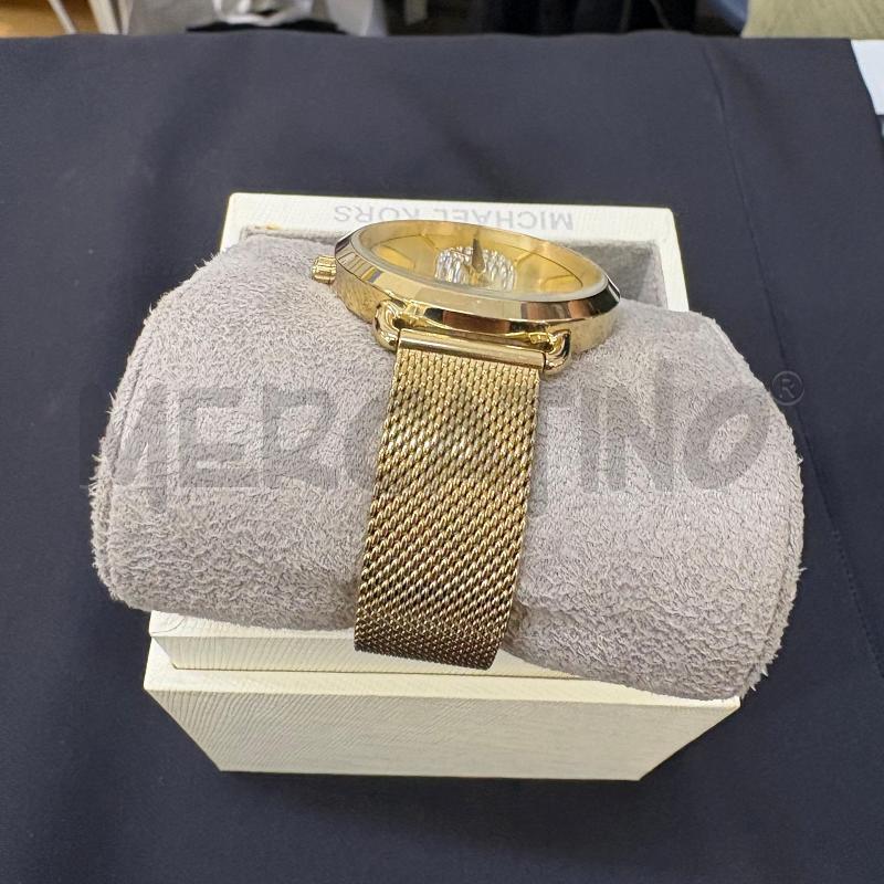 OROLOGIO DA POLSO MICHAEL KORS DORATO CON CERCHIO STRASS  | Mercatino dell'Usato Trapani via libica 2