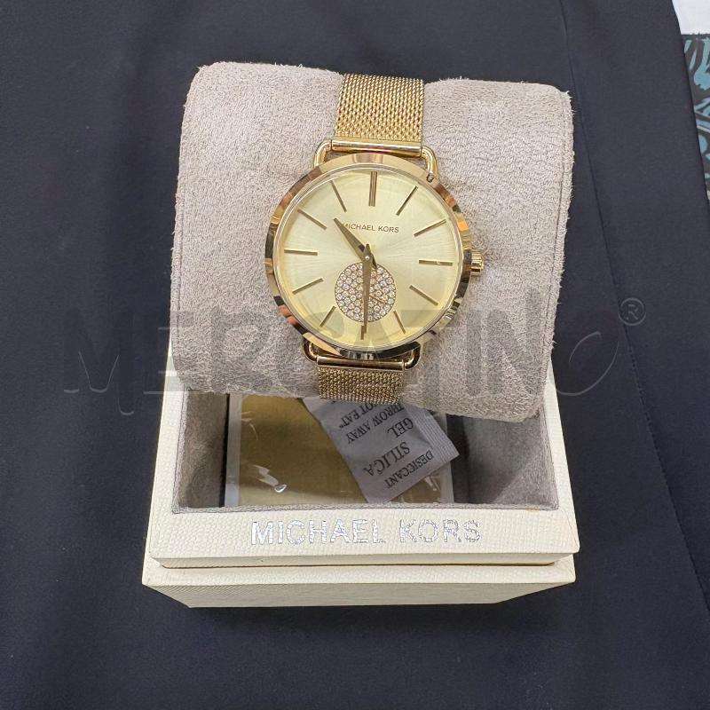 OROLOGIO DA POLSO MICHAEL KORS DORATO CON CERCHIO STRASS  | Mercatino dell'Usato Trapani via libica 4