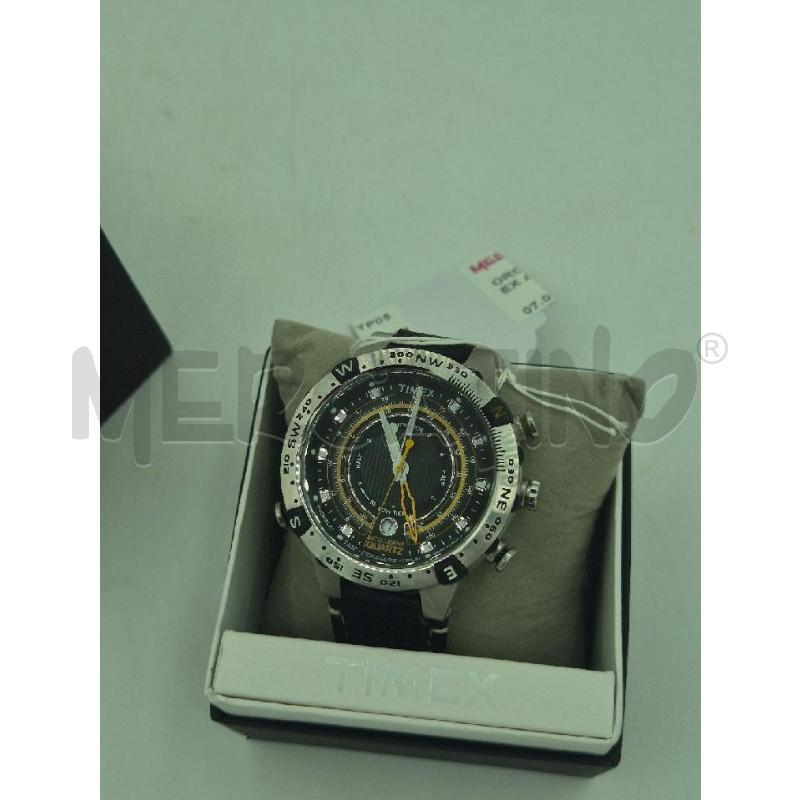 OROLOGIO DA POLSO TIMEX ACCIAIO BUSSOLA | Mercatino dell'Usato Trapani via libica 2