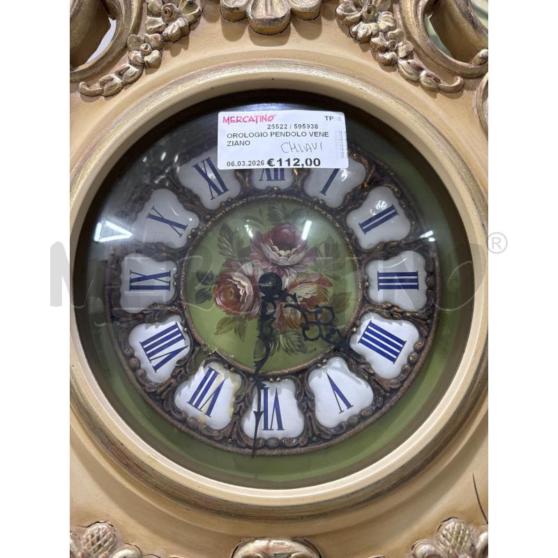 OROLOGIO PENDOLO VENEZIANO | Mercatino dell'Usato Trapani via libica 2