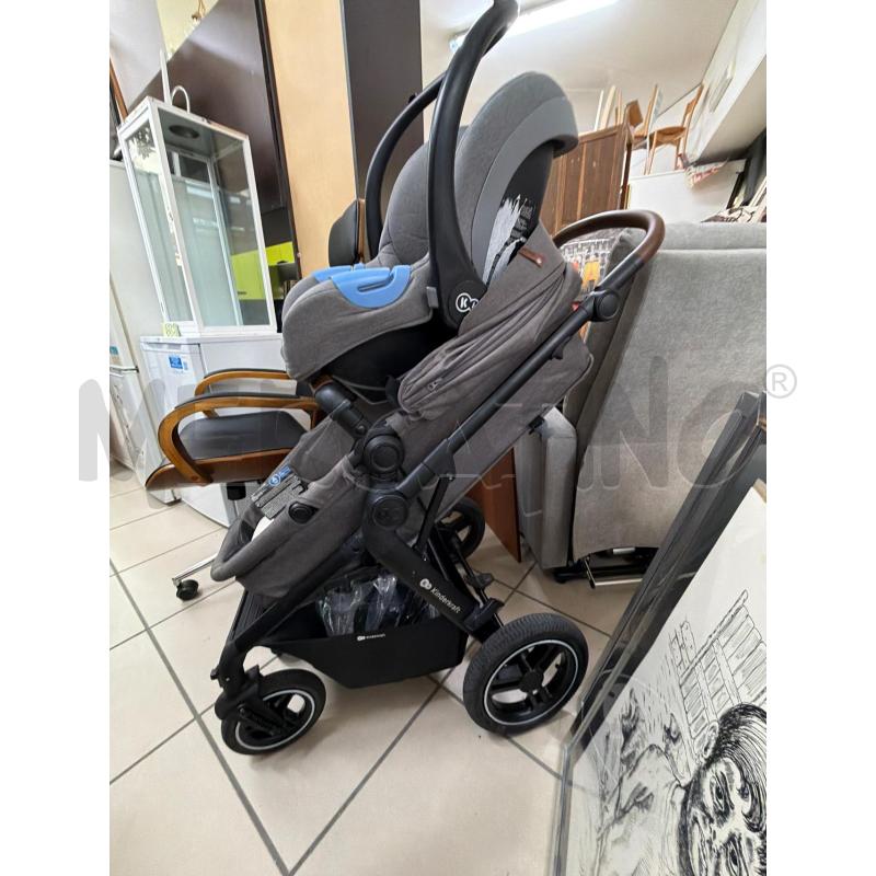 PASSEGGINO DUO GRIGIO KINDERKAFT | Mercatino dell'Usato Trapani via libica 2