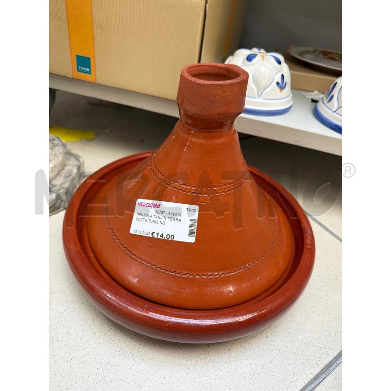 PENTOLA TANJIN TERRA COTTA TUNISINO | Mercatino dell'Usato Trapani via libica 2