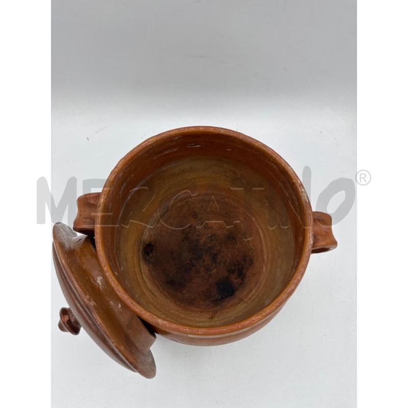 PENTOLA TERRACOTTA COPERCHIO | Mercatino dell'Usato Trapani via libica 4