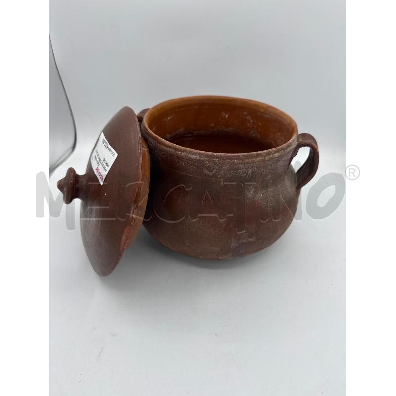 PENTOLA TERRACOTTA COPERCHIO | Mercatino dell'Usato Trapani via libica 3
