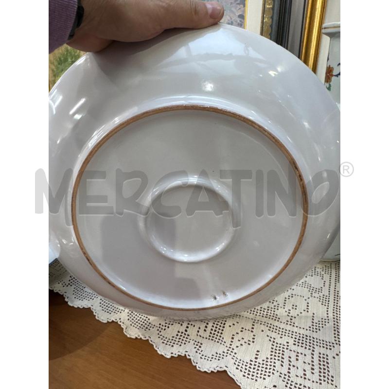 PIATTO CERAMICA SICILIANA FIORE GIALLO | Mercatino dell'Usato Trapani via libica 3