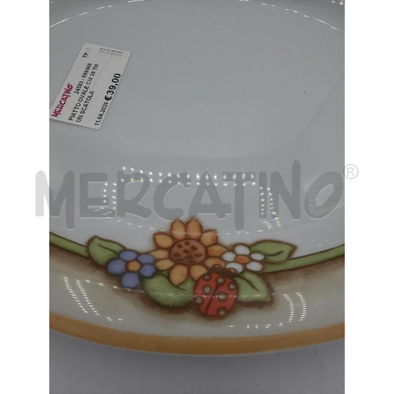 PIATTO OVALE CM 39 THUN SCATOLA | Mercatino dell'Usato Trapani via libica 2