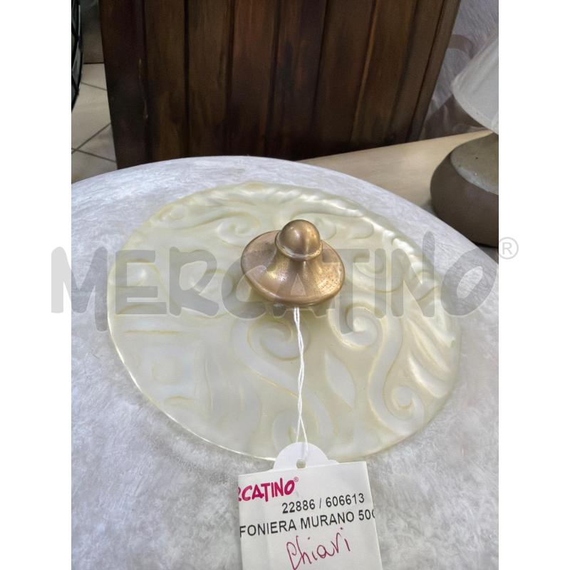 PLAFONIERA MURANO 50CM | Mercatino dell'Usato Trapani via libica 2