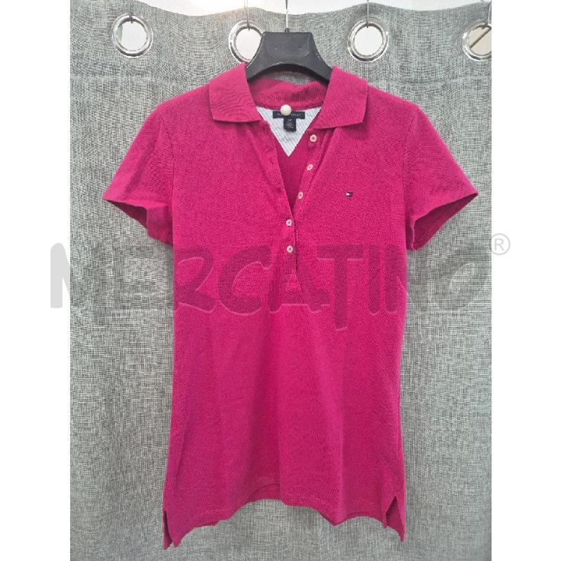 POLO DONNA TOMMY FUCSIA  | Mercatino dell'Usato Trapani via libica 1