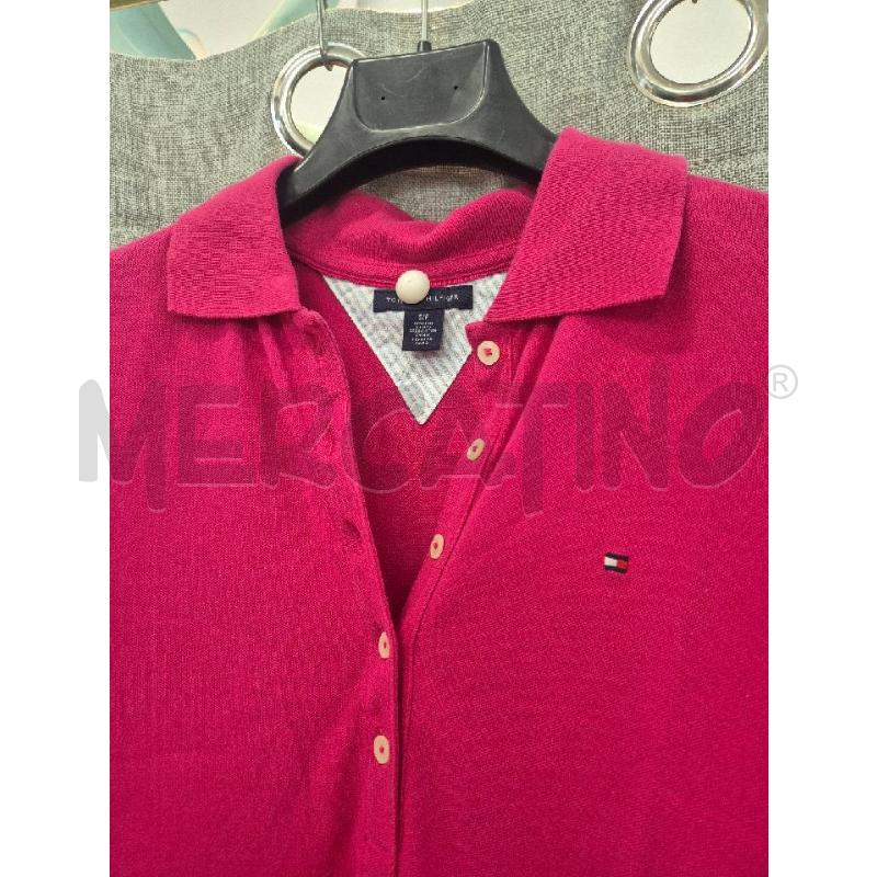 POLO DONNA TOMMY FUCSIA  | Mercatino dell'Usato Trapani via libica 2