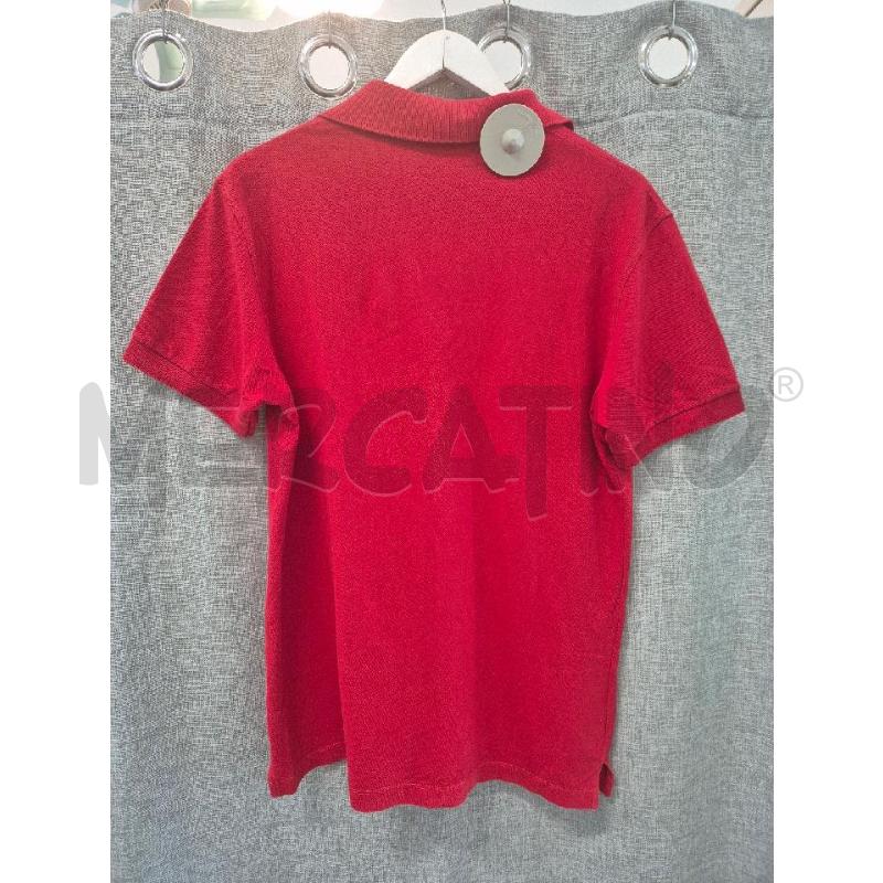 POLO UOMO BURBERRY ROSSA  | Mercatino dell'Usato Trapani via libica 3