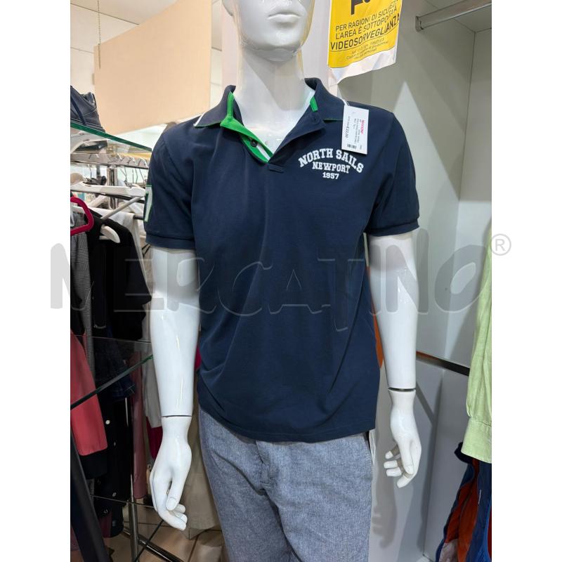 POLO UOMO NORTH SAILS BLU  | Mercatino dell'Usato Trapani via libica 1