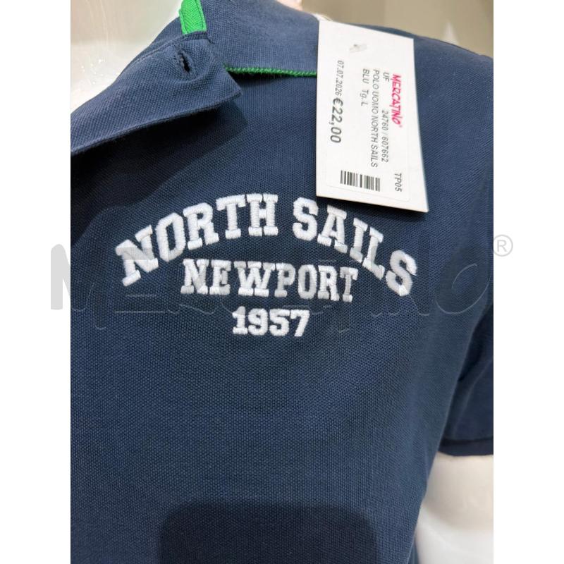 POLO UOMO NORTH SAILS BLU  | Mercatino dell'Usato Trapani via libica 2