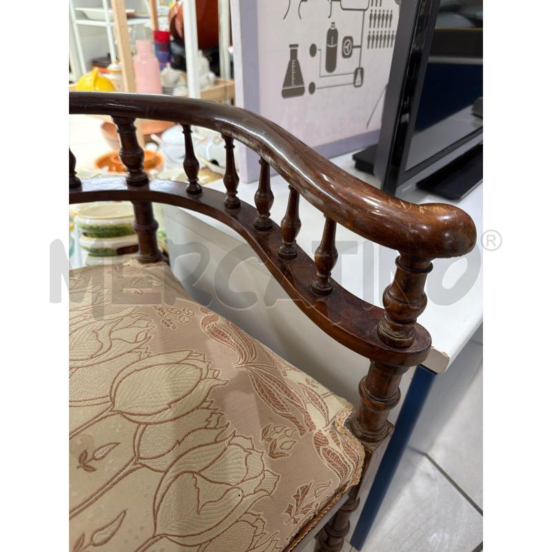 POLTRONCINA LEGNO SCHIENALE CURVO | Mercatino dell'Usato Trapani via libica 2