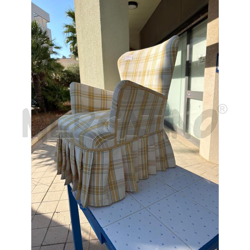 POLTRONCINA TESSUTO GIALLO | Mercatino dell'Usato Trapani via libica 2
