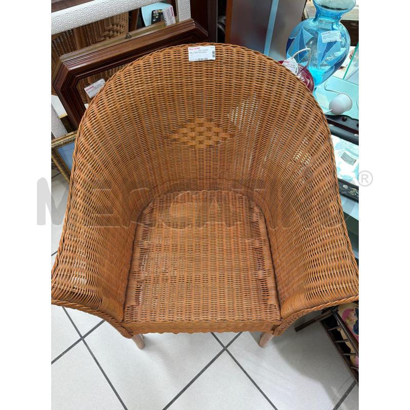 POLTRONCINA VIMINI  | Mercatino dell'Usato Trapani via libica 2