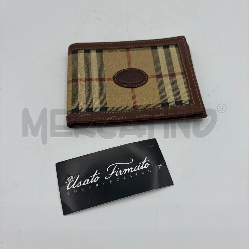 PORTA FOGLIO BURBERRY'S | Mercatino dell'Usato Trapani via libica 1
