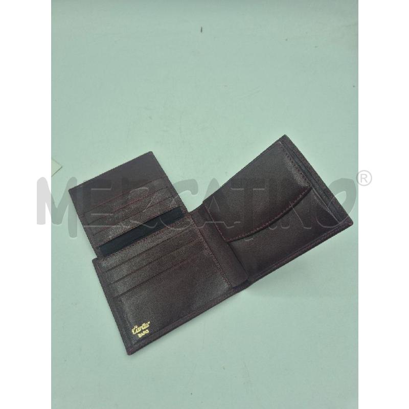 PORTA FOGLIO CARTIER BORDEAUX  | Mercatino dell'Usato Trapani via libica 4