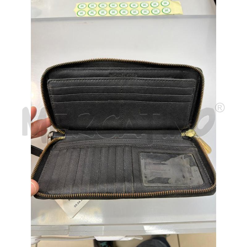 PORTA FOGLIO MICHAEL KORS NERO  | Mercatino dell'Usato Trapani via libica 2