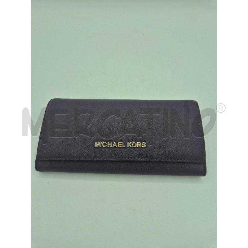 PORTA FOGLIO MICHAEL KORS VIOLA  | Mercatino dell'Usato Trapani via libica 1